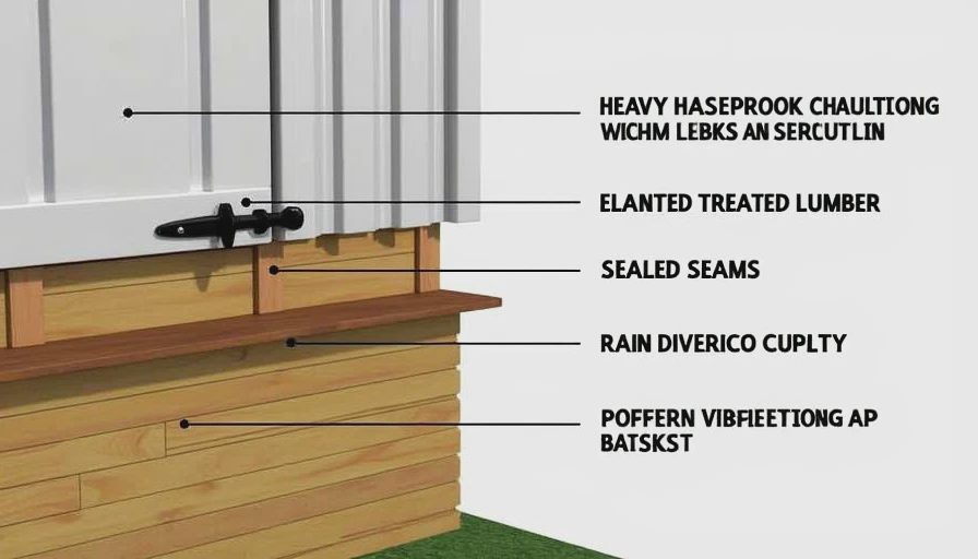Details that protect tools from Midwest weather Weatherproof construction details of backyard shed