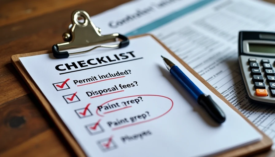 Quote review checklist in action