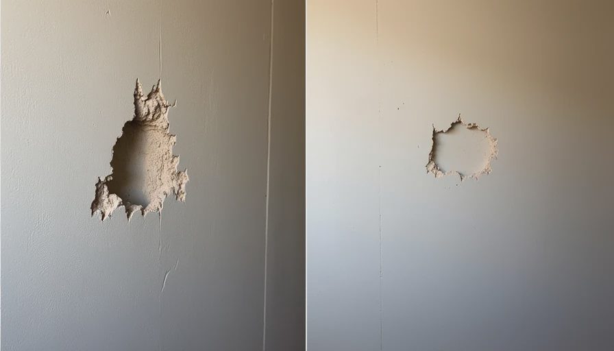 Invisible repair done correctly Drywall patch before and after proper repair
