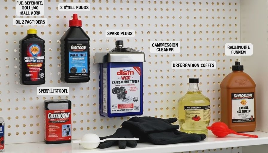 Essential supplies for reliable small engine care Dedicated small engine maintenance supplies