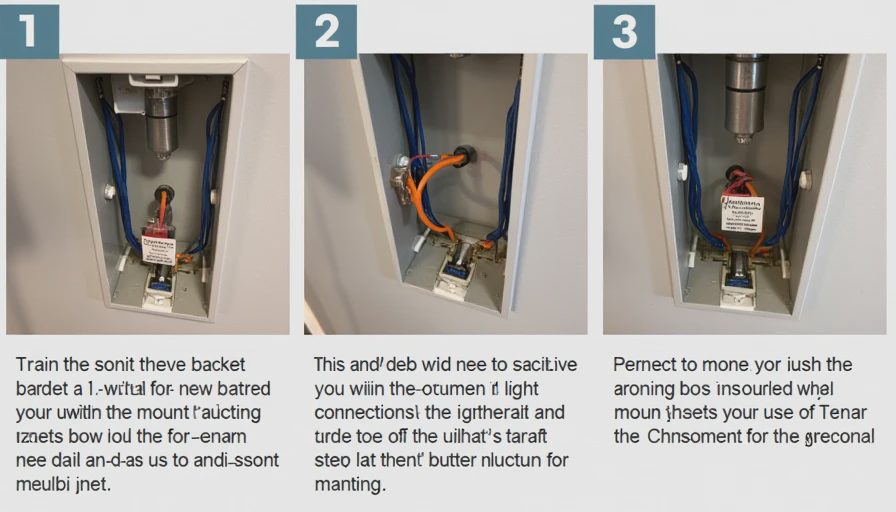 Correct wiring sequence for safe installation Secure wire connections during light fixture install