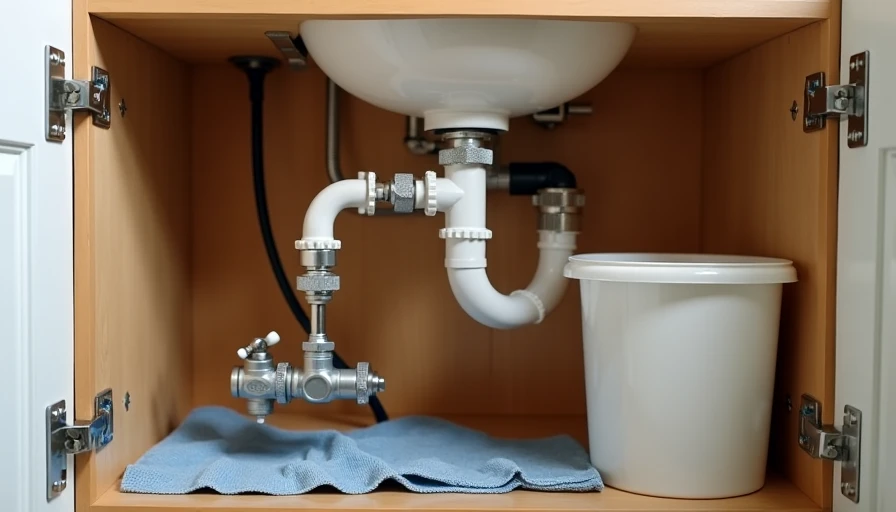 Finished bathroom faucet installation with leak test