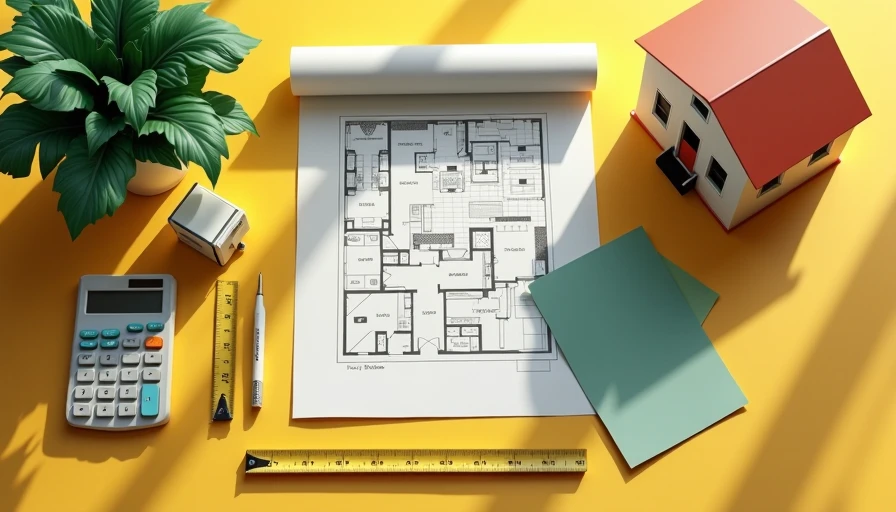 Illustration for home renovation planning